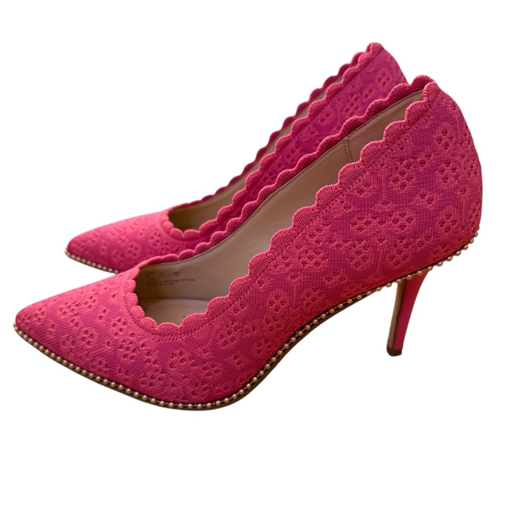 Coach Waverly Pink and Orange Stiletto Heels - Picture 6 of 8